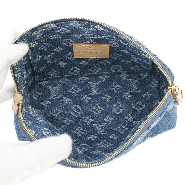ルイヴィトン ポーチ モノグラム デニム  ポシェット・コスメティックPM M24316 LOUIS VUITTON 小物入れ