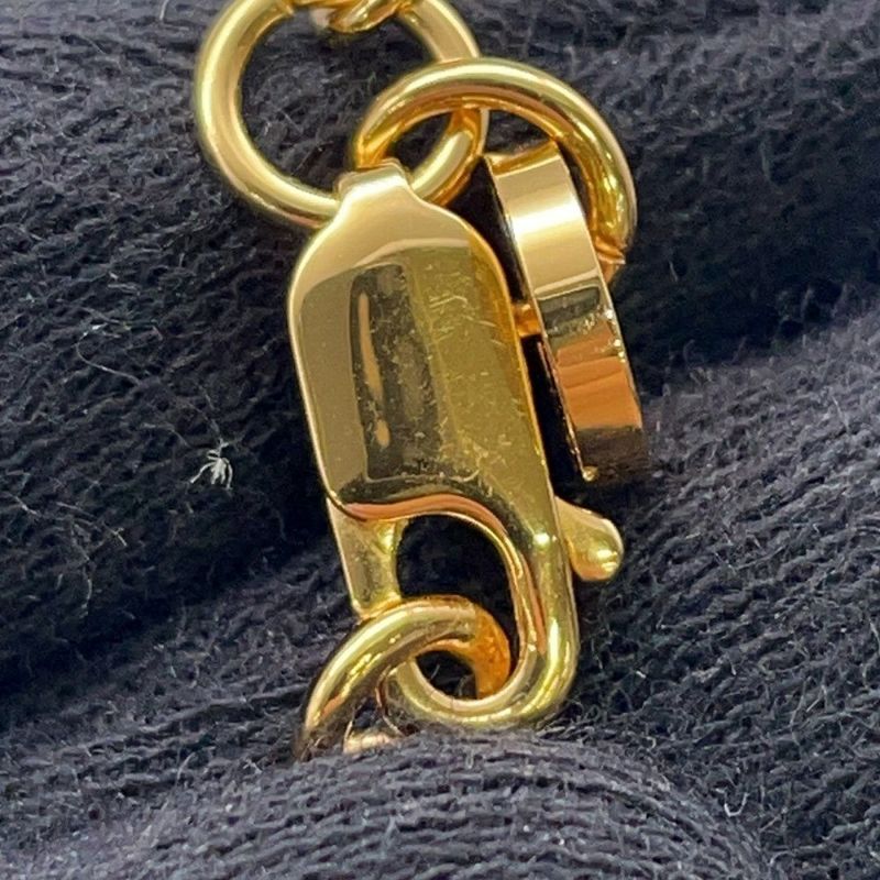 エルメス ネックレス コル H ブラック/ゴールド金具 HERMES アクセサリー 黒