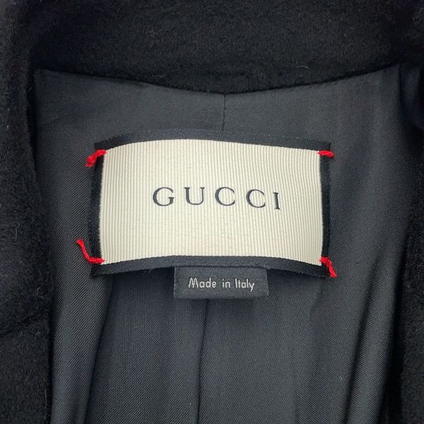 グッチ ロングコート チェスターコート レディースサイズ40 455739 GUCCI アウター 黒