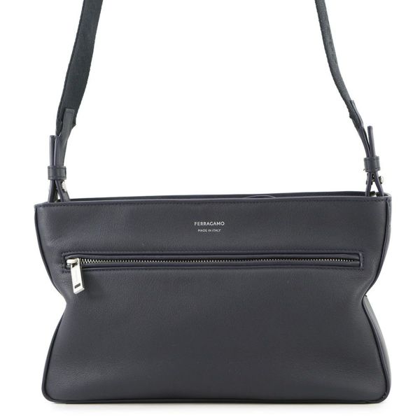 サルヴァトーレ・フェラガモ ショルダーバッグ スターシェイプポーチ カーフレザー 241655 Ferragamo 2wayクラッチバッグ