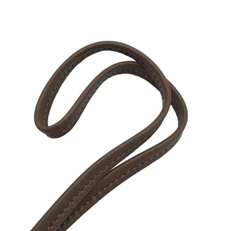 エルメス バッグチャーム ロデオPM ペガサス ブラック/エトゥープ ラムスキン W刻印 黒