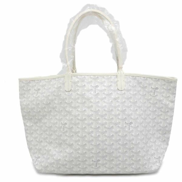 ゴヤール トートバッグ サンルイ PM PVC STLOUIPMLTY50CL50P GOYARD ポーチ付き ショルダーバッグ 白