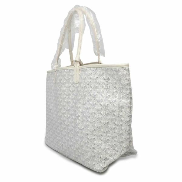 ゴヤール トートバッグ サンルイ PM PVC STLOUIPMLTY50CL50P GOYARD ポーチ付き ショルダーバッグ 白