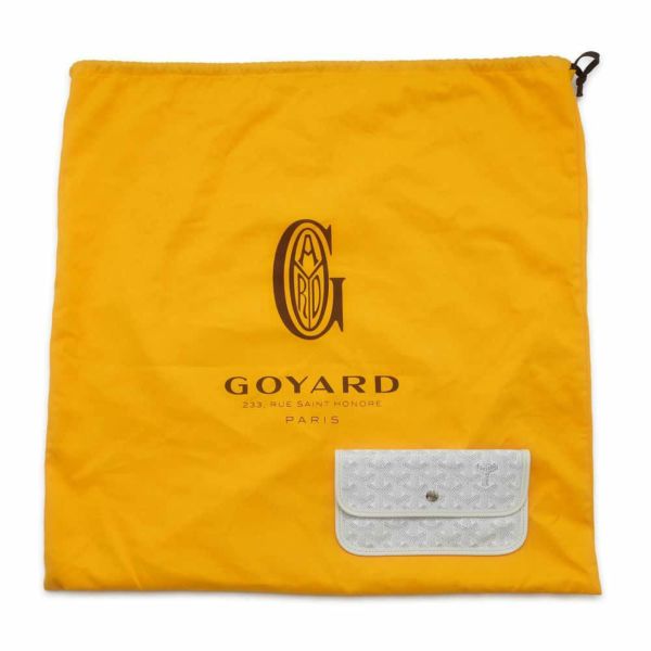 ゴヤール トートバッグ サンルイ PM PVC STLOUIPMLTY50CL50P GOYARD ポーチ付き ショルダーバッグ 白