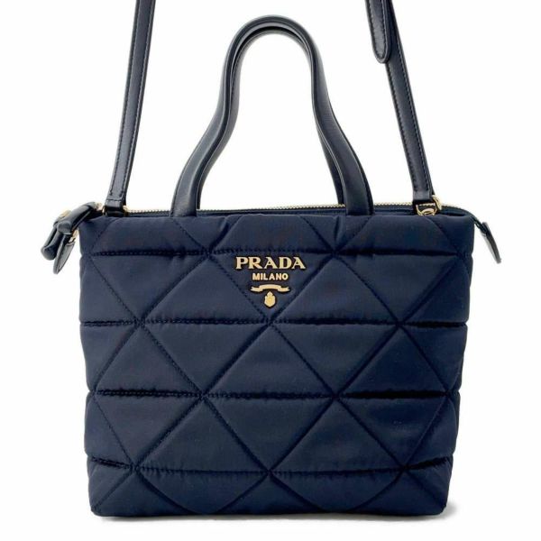 プラダ ハンドバッグ テスート キルティング ナイロン レザー 1BG294 PRADA 2wayショルダーバッグ トートバッグ