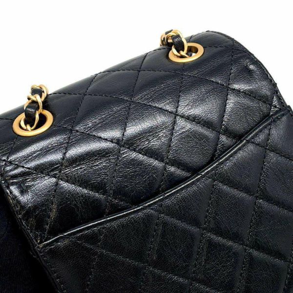 シャネル チェーンショルダーバッグ ミニ マトラッセ ココマーク カーフレザー AS3648 CHANEL バッグ 黒