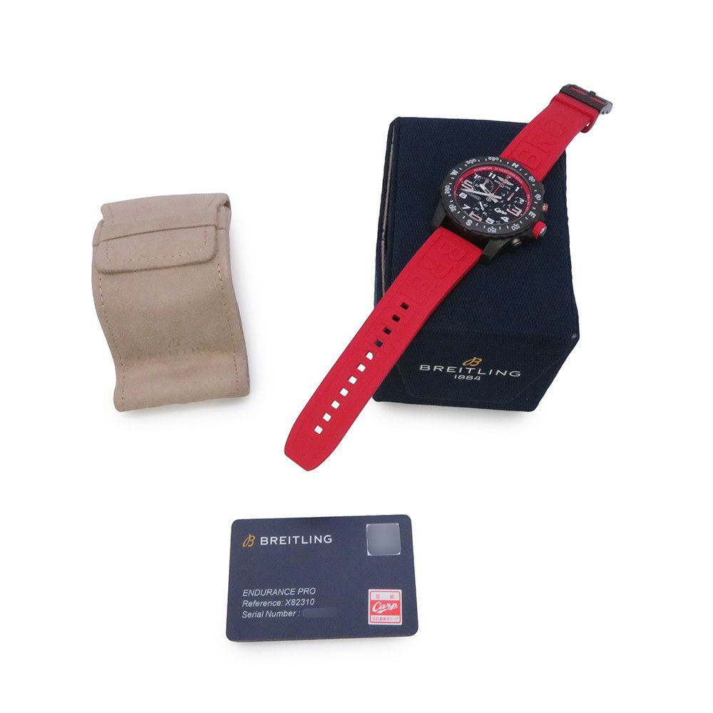 ブライトリング プロフェッショナル エンデュランス プロ 44 クォーツ X823101F1B1S1 腕時計 黒文字盤 広島東洋カープ