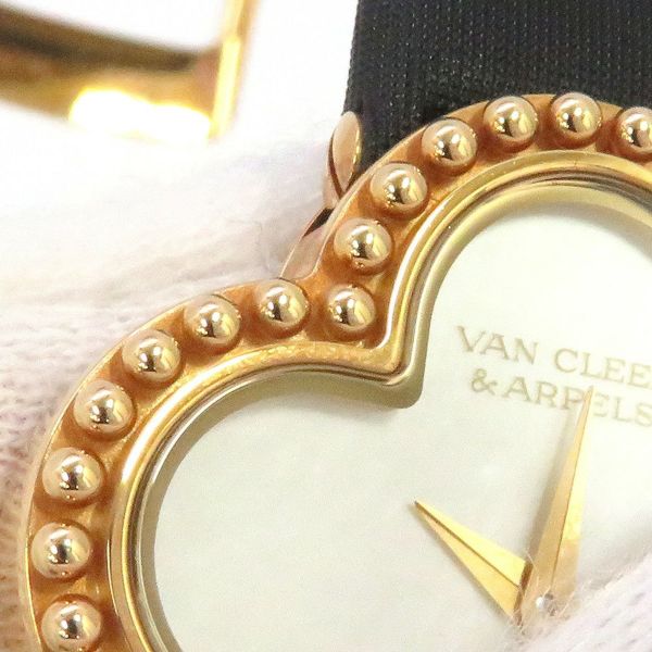 ヴァンクリーフ&アーペル スウィート アルハンブラ ウォッチ VCARD22000 K18YG マザーオブパール文字盤