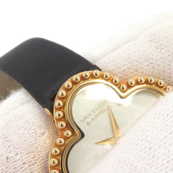 ヴァンクリーフ&アーペル スウィート アルハンブラ ウォッチ VCARD22000 K18YG マザーオブパール文字盤