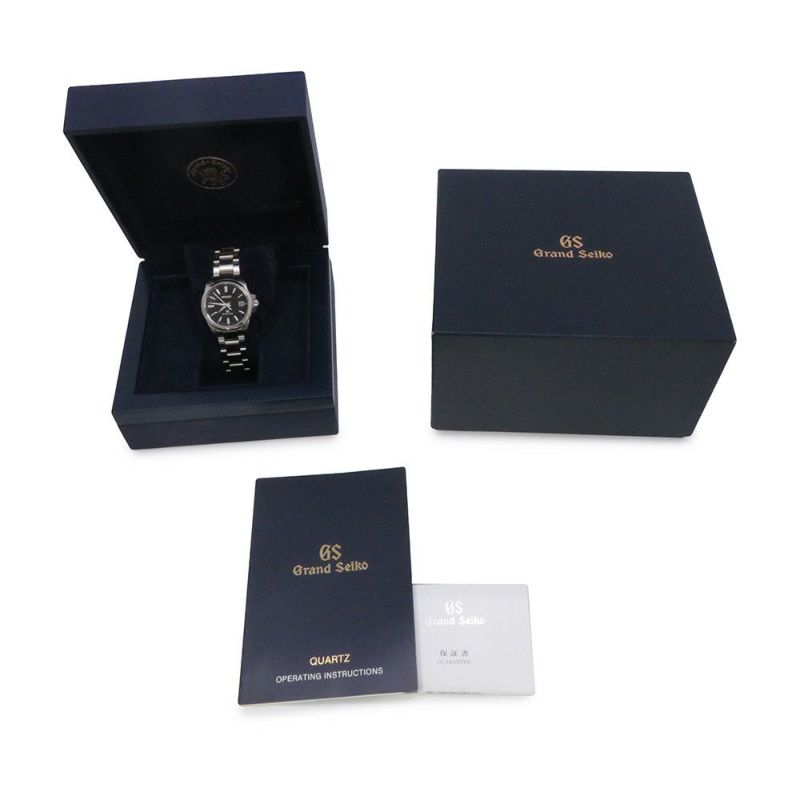 セイコー グランドセイコー デイト 9Fクォーツ SBGX055 SEIKO 腕時計 ウォッチ クォーツ 黒文字