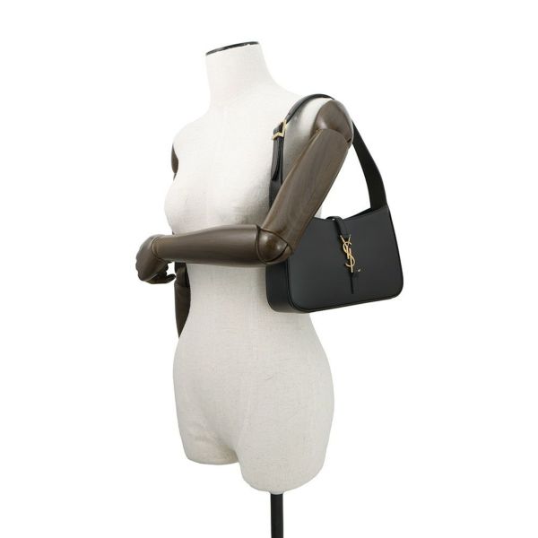 サンローランパリ ショルダーバッグ ル・サンカセット カーフレザー 657228 SAINT LAURENT PARIS ワンショルダー 黒