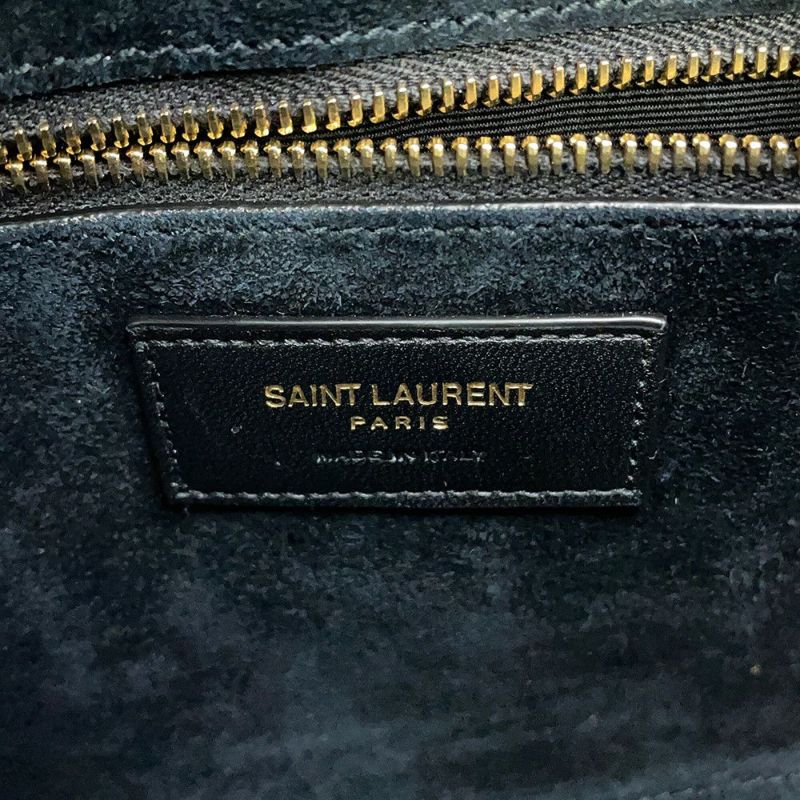 サンローランパリ ショルダーバッグ ル・サンカセット カーフレザー 657228 SAINT LAURENT PARIS ワンショルダー 黒