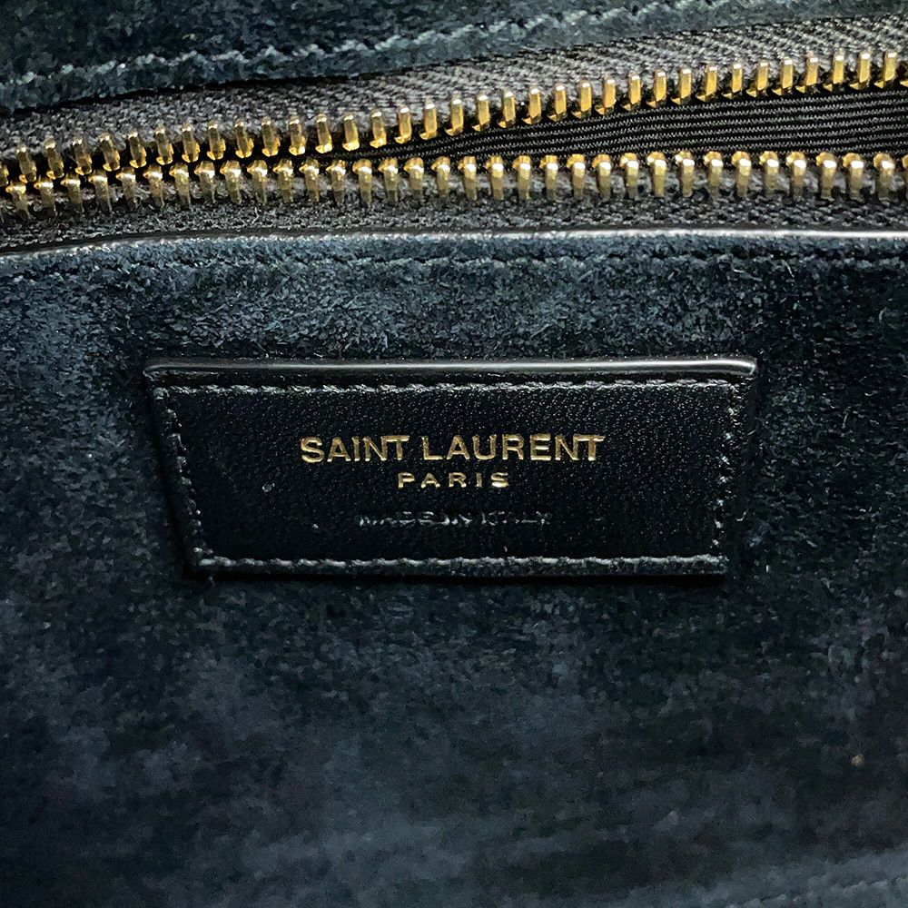 サンローランパリ ショルダーバッグ ル・サンカセット カーフレザー 657228 SAINT LAURENT PARIS ワンショルダー 黒