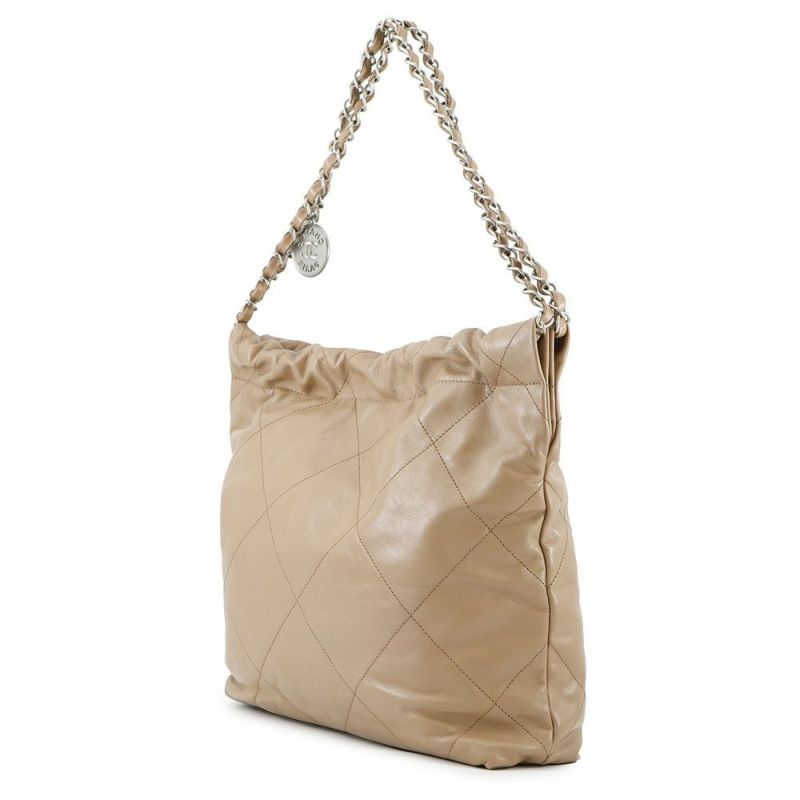 シャネル ハンドバッグ シャネル22 シャイニーカーフレザー AS3260 CHANEL ショルダーバッグ