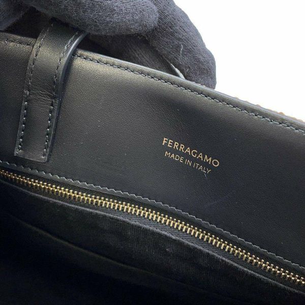 サルヴァトーレ・フェラガモ トートバッグ スモール 219407 773813 Ferragamo 2wayショルダーバッグ 黒