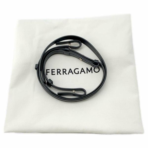 サルヴァトーレ・フェラガモ トートバッグ スモール 219407 773813 Ferragamo 2wayショルダーバッグ 黒