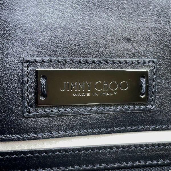 ジミーチュウ ハンドバッグ ライリー レザー JIMMY CHOO 2wayショルダーバッグ 黒