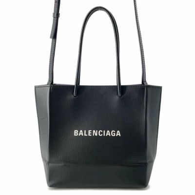 バレンシアガ トートバッグ ショッピングトート XXS 597858 BALENCIAGA 2wayショルダーバッグ 黒 安心保証 |  中古・新品ブランド販売ギャラリーレア公式通販