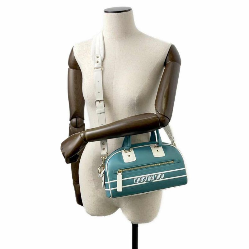 クリスチャン・ディオール ハンドバッグ ディオールヴァイブ レザー M6209OOBR 2wayショルダーバッグ 白 セール品