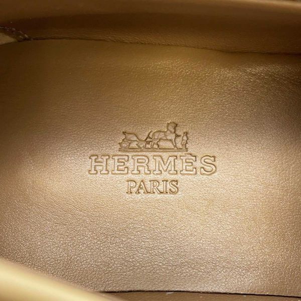 エルメス モカシン デスタン レザー レディースサイズ37 HERMES 靴