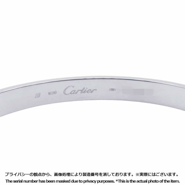 カルティエ ブレスレット ラブブレス K18WGホワイトゴールド サイズ18 旧型 B6005800 Cartier ジュエリー