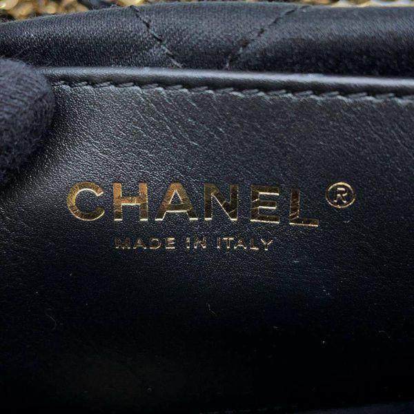 シャネル ハンドバッグ CHANEL 22 ミニ ココマーク シャイニーカーフレザー AS3980 CHANEL 2wayショルダーバッグ 黒