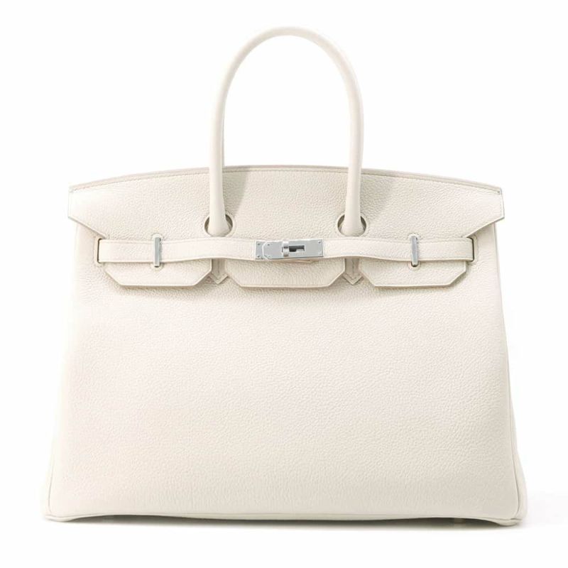 エルメス バーキン35  べトン/シルバー金具 トゴ B刻印 HERMES Birkin ハンドバッグ