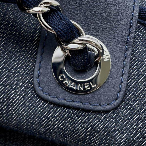 シャネル ハンドバッグ ドーヴィル ロゴ ココマーク キャンバス A92750 CHANEL 2wayショルダーバッグ