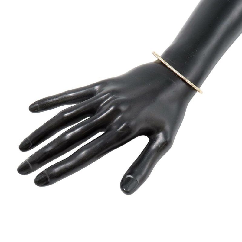 カルティエ ブレスレット エタンセル ドゥ カルティエ セミパヴェセッティング ダイヤ 48P 計0.60ct K18YG サイズ16 B6049916 バングル