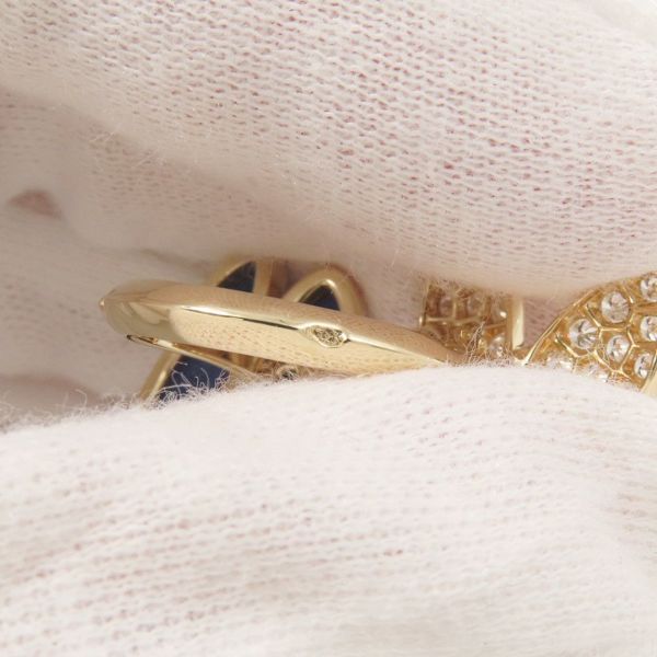 ヴァンクリーフ&アーペル リング ドゥ パピヨン アントレ レ ドア リング ダイヤ 36P 計0.99ct/ラピスラズリ K18YG サイズ49 指輪