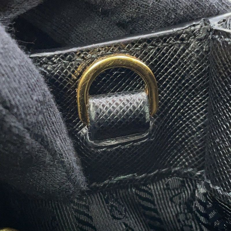 プラダ ハンドバッグ ガレリア サフィアーノレザー 1BA863 PRADA 2way 黒