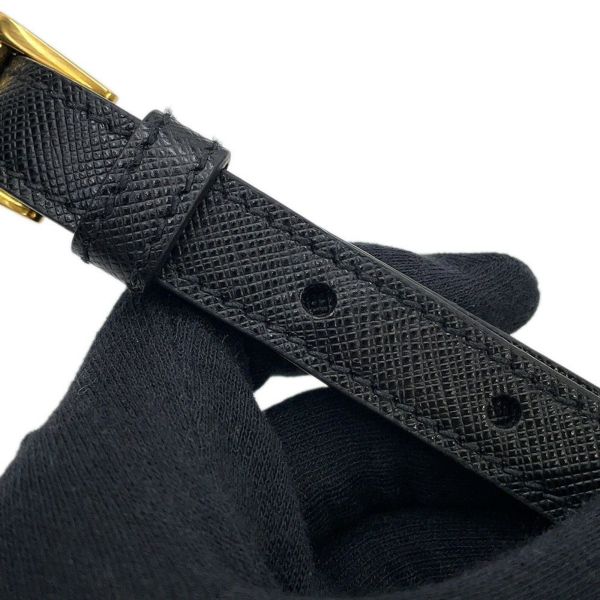プラダ ハンドバッグ ガレリア サフィアーノレザー 1BA863 PRADA 2way 黒