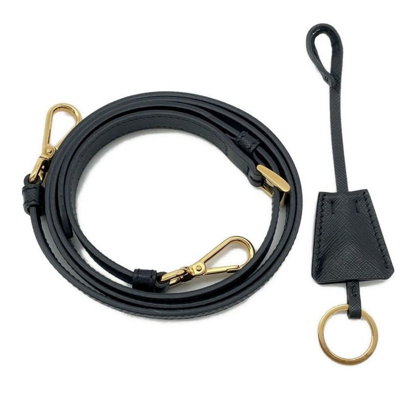 プラダ ハンドバッグ ガレリア サフィアーノレザー 1BA863 PRADA 2way 黒