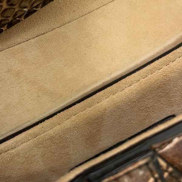 クリスチャン・ディオール ハンドバッグ サドルバッグ ミニ パイソン Christian Dior