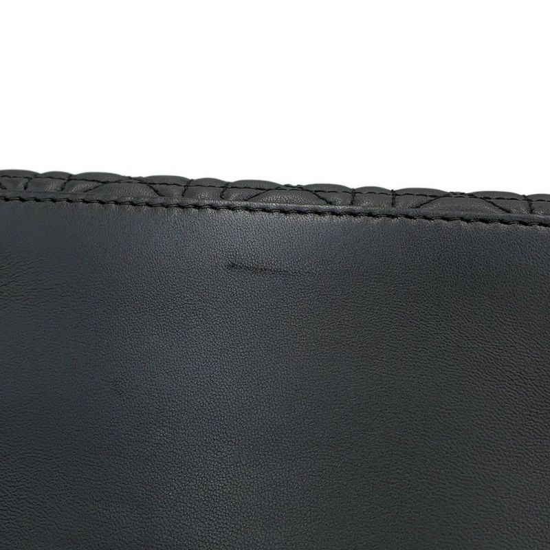 クリスチャン・ディオール チェーントートバッグ カナージュ レザー CAL44956 Christian Dior 黒