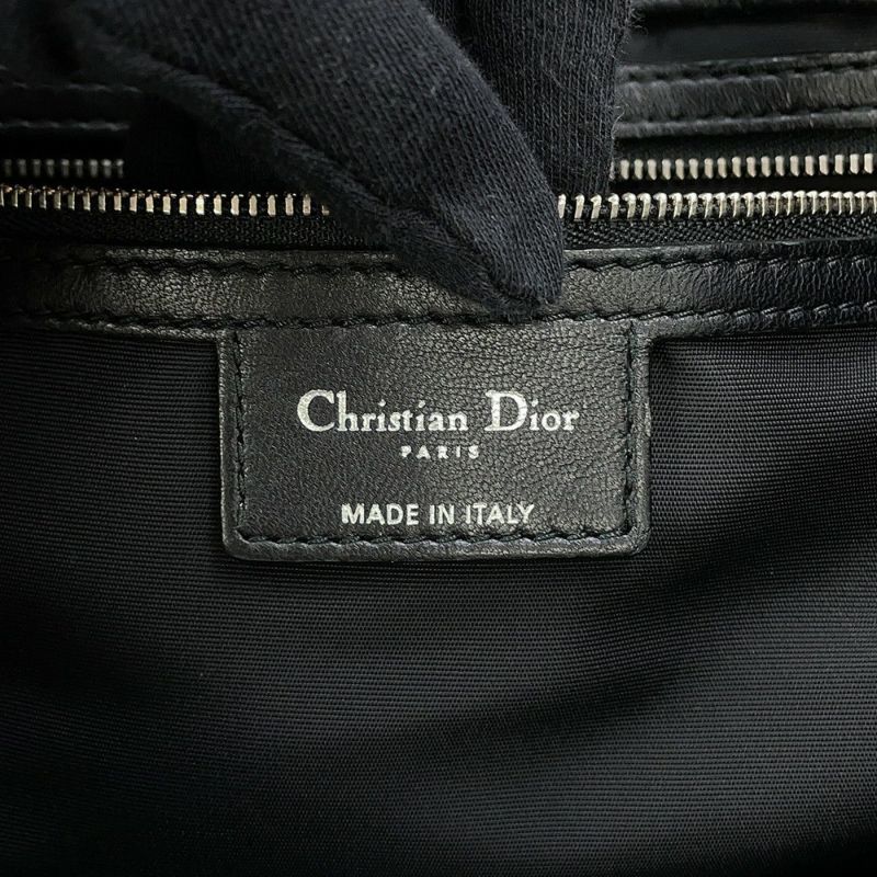 クリスチャン・ディオール チェーントートバッグ カナージュ レザー CAL44956 Christian Dior 黒