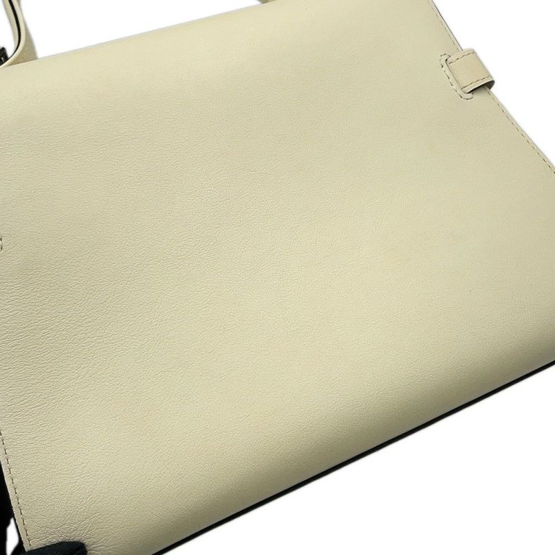 デルヴォー ハンドバッグ タンペートMM レザー Delvaux デルボー 2way 白