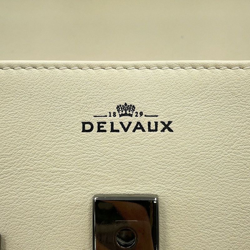 デルヴォー ハンドバッグ タンペートMM レザー Delvaux デルボー 2way 白