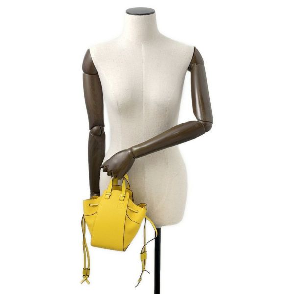 ロエベ ハンドバッグ ハンモック ドローストリング ミニ カーフレザー A538V07X15 2way