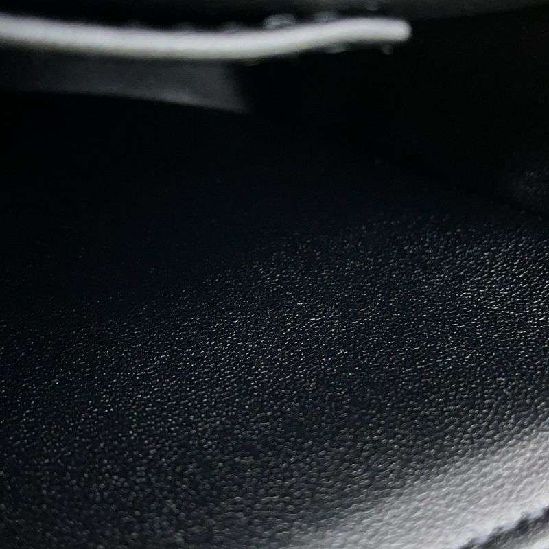 セリーヌ チェーンショルダーバッグ モノクローム パイル レザー 111273FCK.38NO CELINE 黒 ワンショルダー