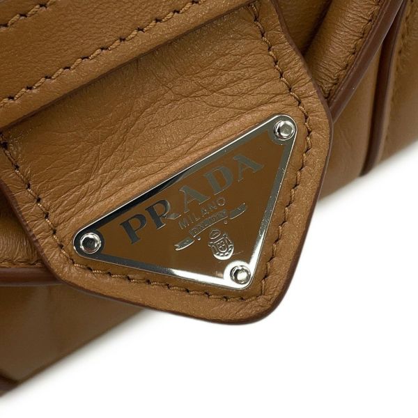 プラダ ハンドバッグ Re-Edition 2002 ムーン パデットナッパレザー 1BA381 PRADA 2way