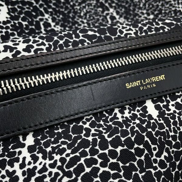 サンローランパリ バックパック クラシックハンター キャンバス 326865 リュックサック 黒 白