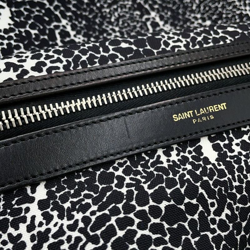 サンローランパリ バックパック クラシックハンター キャンバス 326865 リュックサック 黒 白