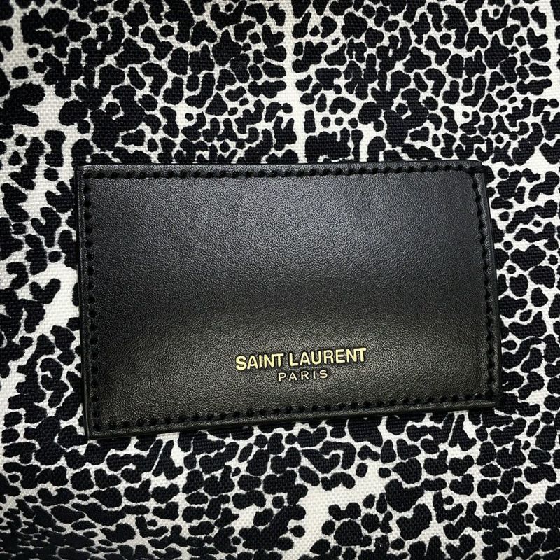 サンローランパリ バックパック クラシックハンター キャンバス 326865 リュックサック 黒 白