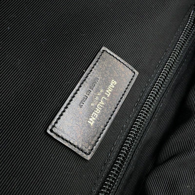 サンローランパリ バックパック クラシックハンター キャンバス 326865 リュックサック 黒 白