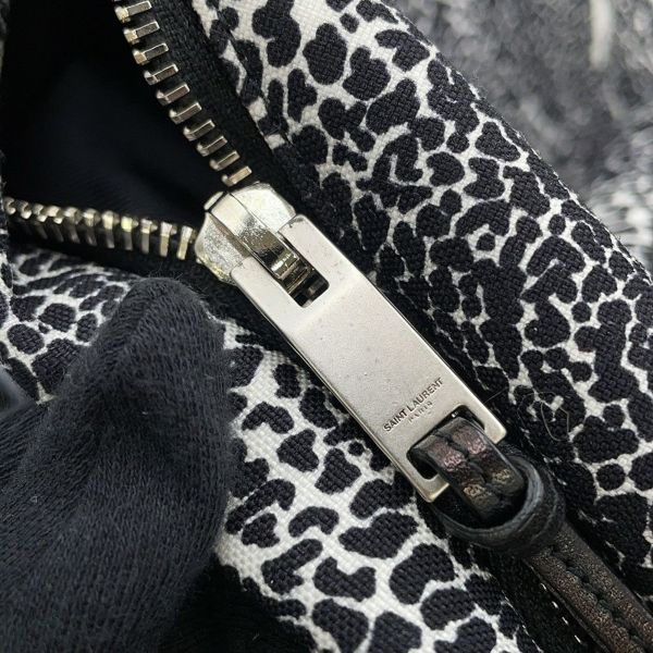 サンローランパリ バックパック クラシックハンター キャンバス 326865 リュックサック 黒 白