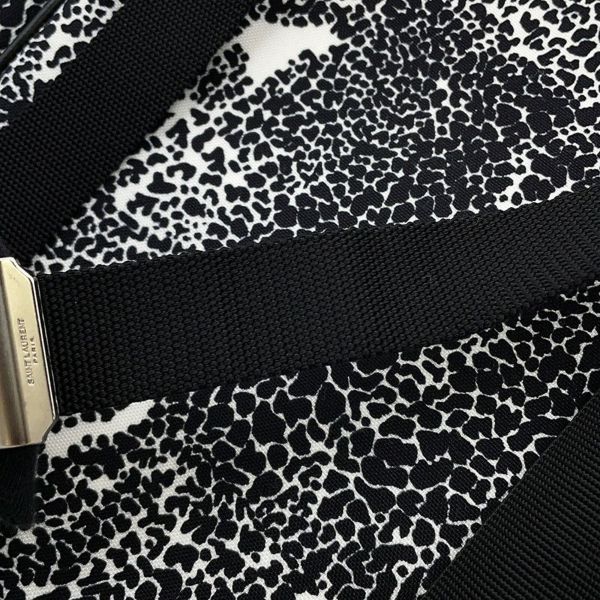 サンローランパリ バックパック クラシックハンター キャンバス 326865 リュックサック 黒 白