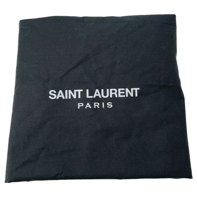 サンローランパリ バックパック クラシックハンター キャンバス 326865 リュックサック 黒 白