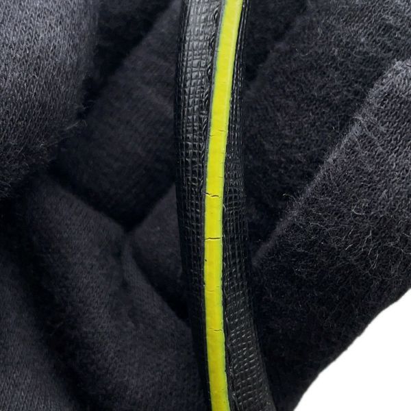 フェンディ ハンドバッグ プチ トゥージュール ロゴ レザー ムートン FENDI 2wayショルダー 黒