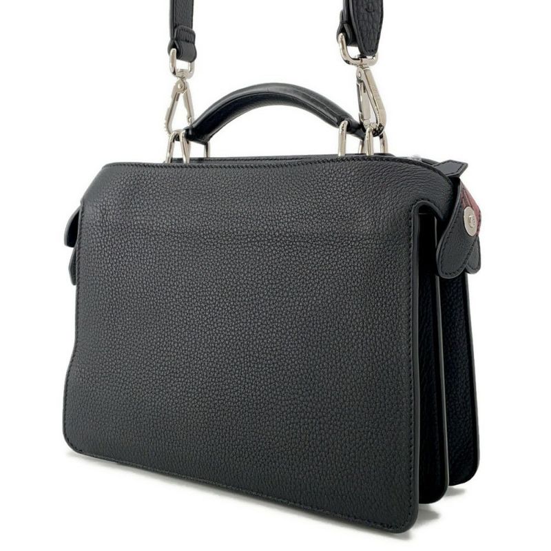 フェンディ ハンドバッグ ピーカブー アイシーユー ミニ レザー 7VA530 FENDI 2wayショルダー 黒